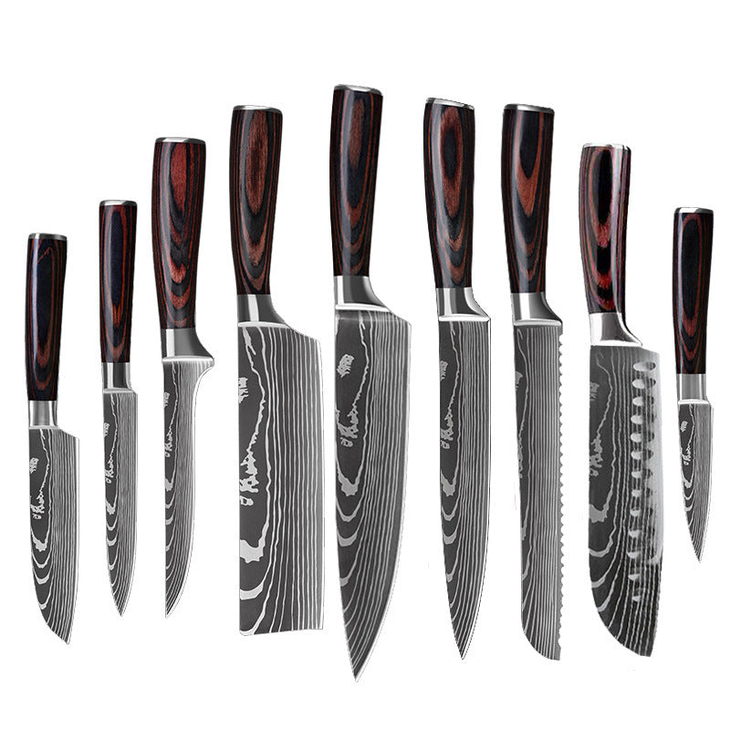 10 Piece Set Knife Chef's Knife