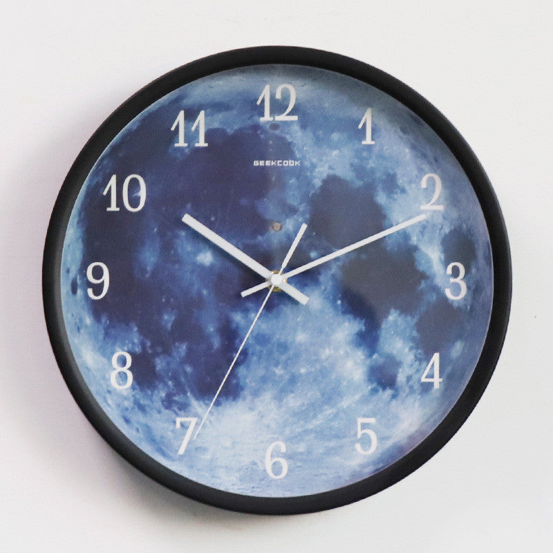 12-inch Wall Clock Blue Moon