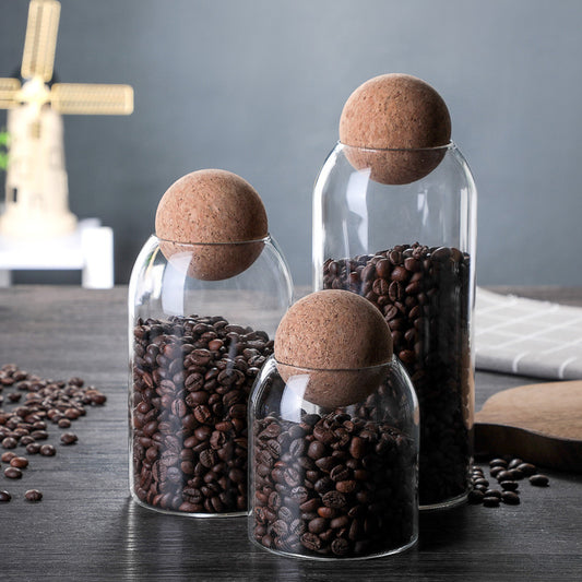 1 Set Storage Ball Glass Jar