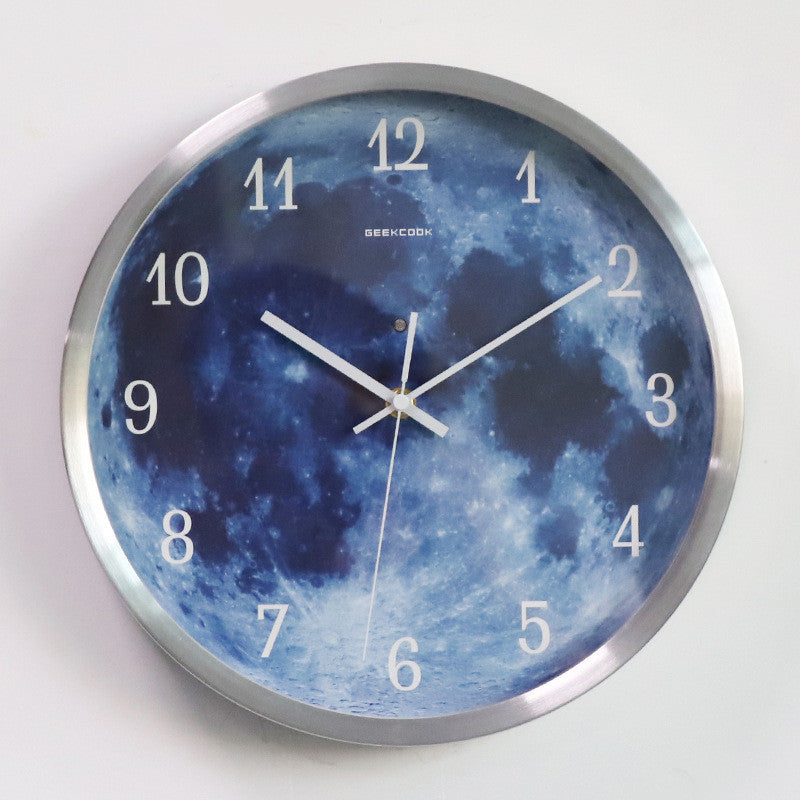 12-inch Wall Clock Blue Moon