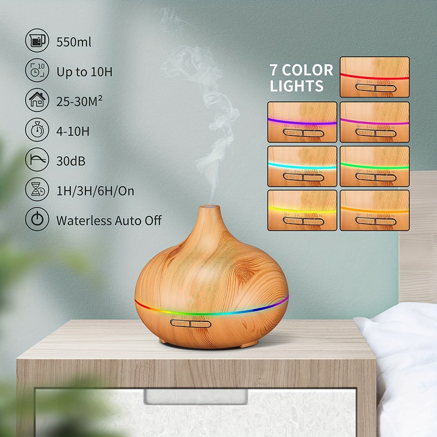 550ML Aromatherapy Oil Diffuser