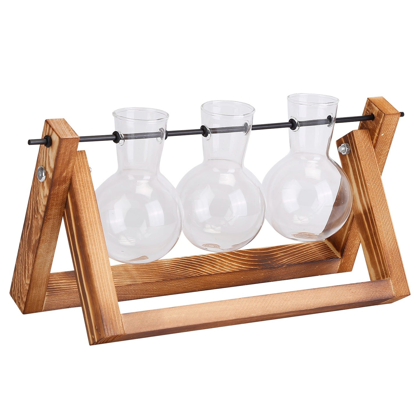 1Pc Desktop Glass Planter For Hydroponics